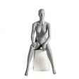Image 0 : Maniquí senora abstracto gris (RAL7042 ...