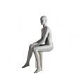 Image 2 : Maniquí senora abstracto gris (RAL7042 ...