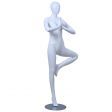 Image 7 : Maniquis deporte yoga	- color blanco ...