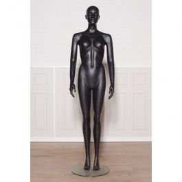 MANNEQUINS VITRINE FEMME : Mannequin de vitrine femme peinture noire