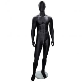 Mannequins abstraits Mannequin de vitrine homme sans face noir Mannequins vitrine