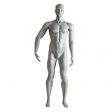 Image 0 : Mannequin de vitrine homme gris ...