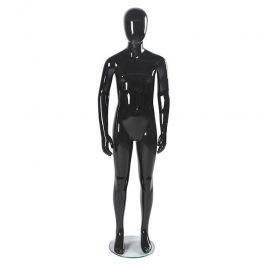 Mannequin enfant coloris noir brillant avec tete abstraite. Mannequin vitrine ... Mannequins abstraits Mannequin enfant 10 ans noir brillant Mannequins vitrine