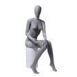 Image 0 : Mannequin de vitrine femme assise ...