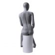 Image 3 : Mannequin de vitrine femme assise ...