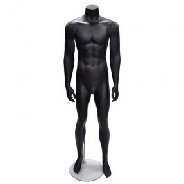 Mannequins sans t&ecirc;te Mannequin homme sans t&ecirc;te droit noir Mannequins vitrine