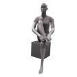 Image 0 : Mannequin man sitting and legs ...