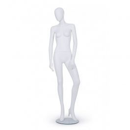 NOUVEAUTÉ : Mannequin vitrine femme abstrait blanc