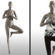 Image 4 : Mannequin vitrine yoga femme debout ...