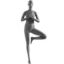 Mannequin sport Mannequin vitrine femme yoga namaste Mannequins vitrine
