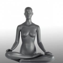 Mannequin sport Mannequin vitrine femme yogis posture lotus Mannequins vitrine