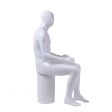 Image 2 : Mannequin de vitrine homme assis ...