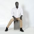 Image 1 : Mannequin de vitrine homme gris ...