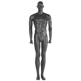 MANNEQUINS VITRINE HOMME - MANNEQUINS SPORT : Mannequin vitrine homme athlétique bras longs du corps