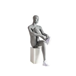 MANNEQUINS VITRINE HOMME - MANNEQUINS SPORT : Mannequin vitrine homme position essayage