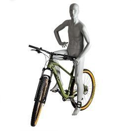MANNEQUINS VITRINE HOMME - MANNEQUINS SPORT : Mannequin vitrine homme position vélo