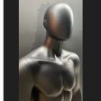 Image 6 : Mannequin vitrine homme abstrait noir ...