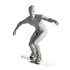 MANNEQUINS DE VITRINES : Mannequin vitrine homme sport skateboard