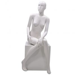MANNEQUINS VITRINE FEMME - MANNEQUIN ASSIS : Mannequins femme abstrait f-sdh07 merf white