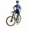 Image 5 : Schaufensterpuppe Mann Fahrradstellung grau ( RAL ...