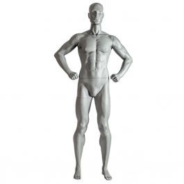 MALE MANNEQUINS - SPORT MANNEQUINS : Men's sports display mannequin