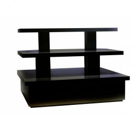 Podio Mesa piramidal de color negra Mobilier shopping