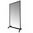 Image 0 : Mirror with black frame on ...