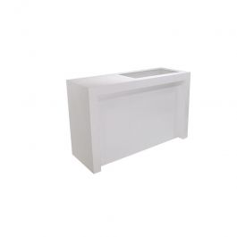 Modern Counter display Modular counter glossy white Comptoirs shopping