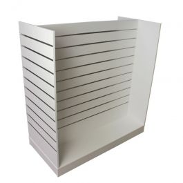 Slatwall and fittings Multiside white slatwall Mobilier shopping