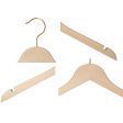 Image 1 : 10 raw wood hangers with ...