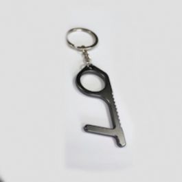 Covid-Schutzmaterial Pack 20 Schlüssel schwarz hygiene öffnet Tür kontaktlo securite shopping