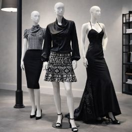 Mannequin abstract Pack x3 female mannequin absract Mannequins vitrine
