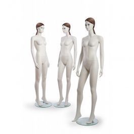 DAMEN SCHAUFENSTERFIGUREN - SCHAUFENSTERPUPPE REALISTISCH : Pack x3 realistisch damen schaufensterfiguren