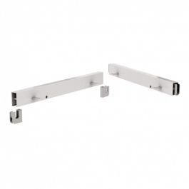 RETAIL DISPLAY FURNITURE - ACCESSORIES STORE GONDOLAS : Pair of white shelves brackets