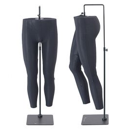 ACCESSOIRES MANNEQUIN VITRINE - JAMBES MANNEQUINS VITRINE : Paire de jambes de mannequin flexible homme