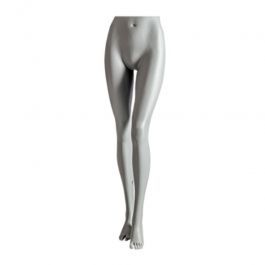 Jambes mannequins vitrine Paire de jambes grise de mannequin femme Mannequins vitrine