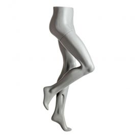 ACCESSOIRES MANNEQUIN VITRINE - JAMBES MANNEQUINS VITRINE : Paire de jambes mannequin femme grise