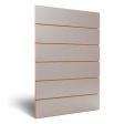 Image 0 : Panel ranurado gris claro. Perfil ...