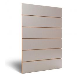 Panneaux rainurés et fixations Panneau rainuré 20 cm gris clair Mobilier shopping