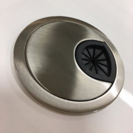 COMPTOIRS MAGASIN - COMPTOIRS COURBéS : Passe-câble en acier inoxydable