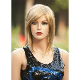 PROMOCIONES ACCESORIOS DE MANIQUIES : Peluca de mujer maniquí rubia zl349-24b