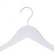Image 1 : 10 Perchas de madera blanco ...