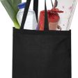 Image 4 : Natural cotton bags in black ...