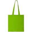 Image 2 : Personalised light green cotton bags ...