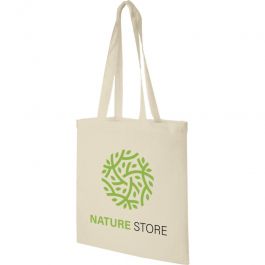 TAILORED MADE PACKAGING - CUSTOM COTTON BAGS : Personalised natural cotton bags - 140gr - 38x42cm