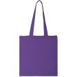 Image 2 : Personalised purple natural cotton bags ...