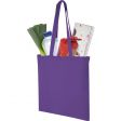 Image 3 : Personalised purple natural cotton bags ...