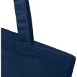 Image 3 : Dunkelblaue personalisierte Baumwolltaschen - 140gr -7L ...