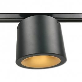 RETAIL STORE LIGHTING - RESTAURANT LIGHTING : Philips led spot black triphase 2200 kelvin