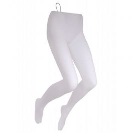 ACCESORIOS DE MANIQUIES - PIERNAS MANIQUIES : Piernas de maniqui senora color blanco a colgar